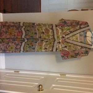 A ZARAS NWN T paisley maxi dress